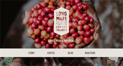Desktop Screenshot of longmilescoffeeproject.com